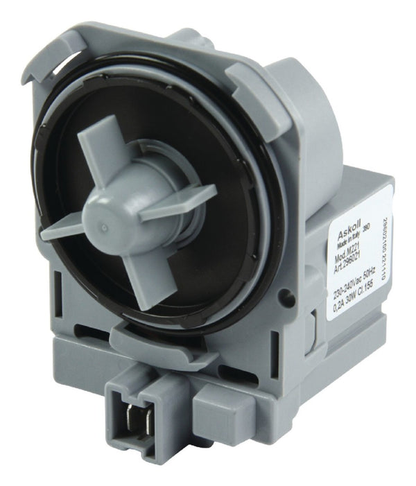 Askoll w1-07174-ask afvoerpomp zonder pomphuis met raster aansluiting voor oa bosch siemens