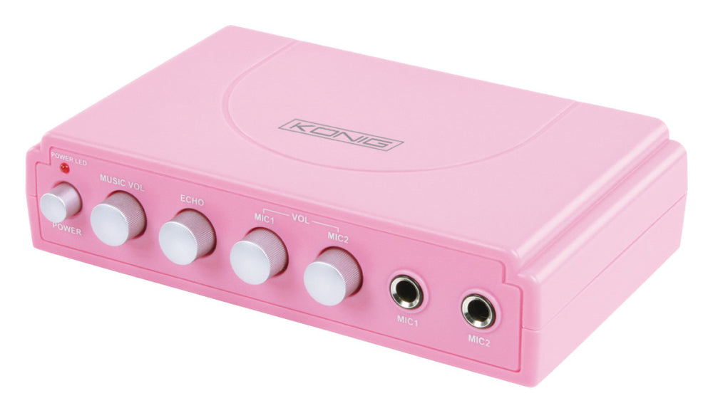K ouml;nig König HAV-KM11P Karaokemixer Roze