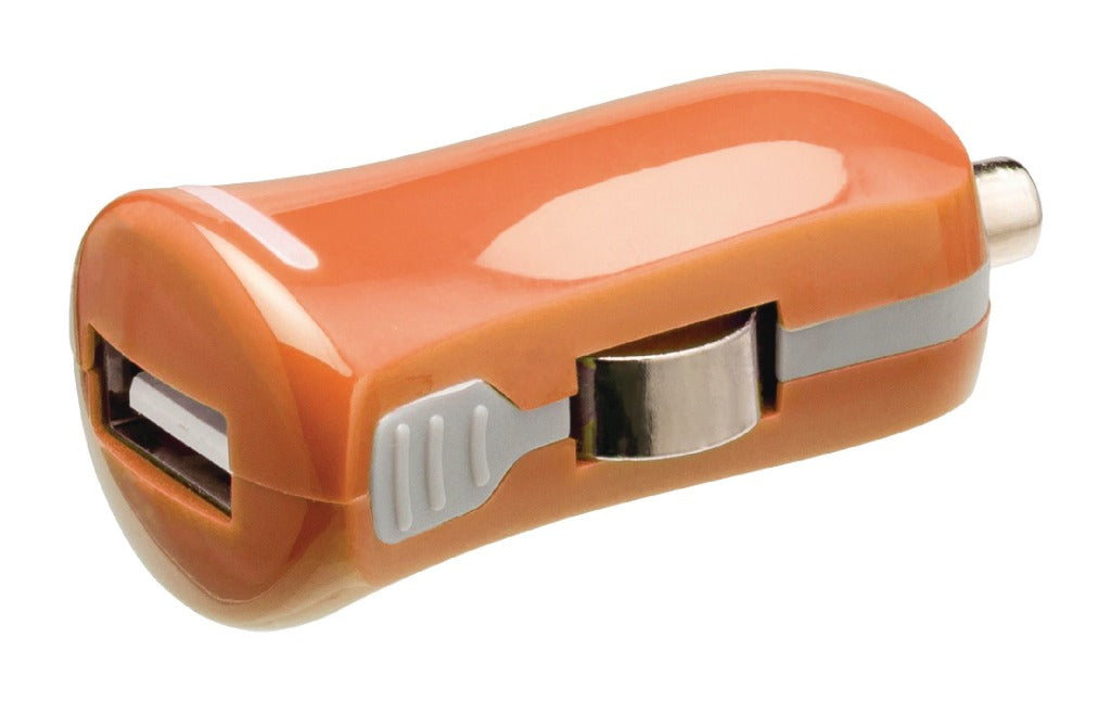 Valueline vlmp11950o usb-autolader usb a female - 12v-autoaansluiting oranje