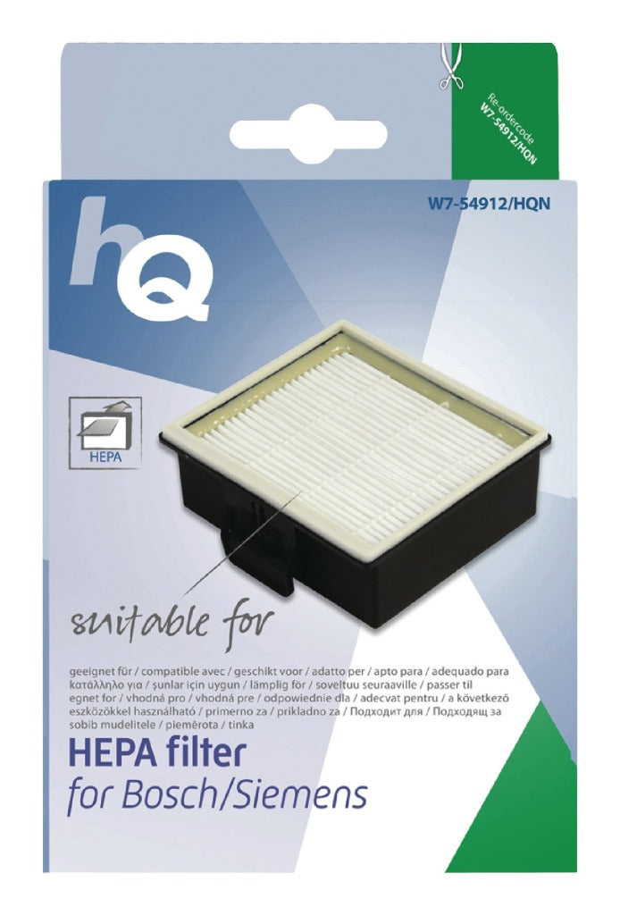 Hq w7-54912-n actief hepa-filter bosch siemens