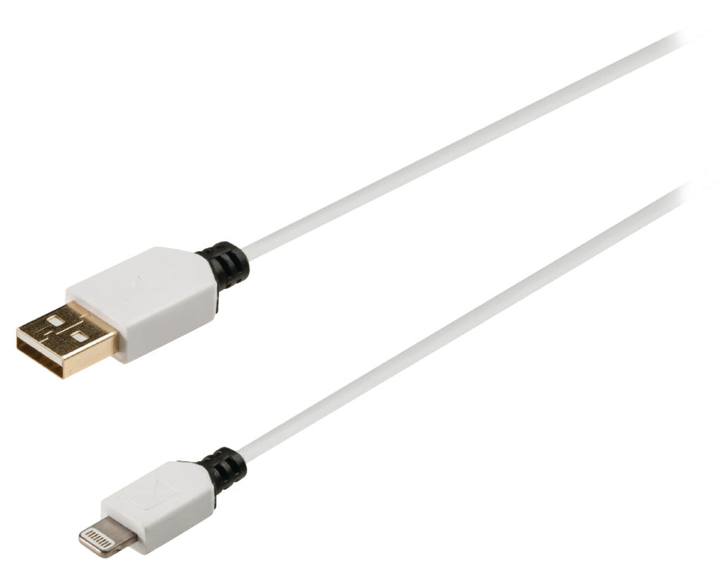 K ouml;nig knm39300w10 synchronisatie- en oplaadkabel 8-pins lightning mannelijk - usb 2.0 a mannelijk 1,00 m wit