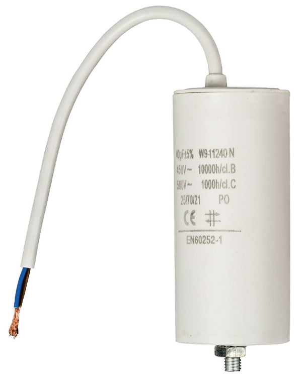 Fixapart w9-11240n condensator 40.0 uf 450 v + kabel