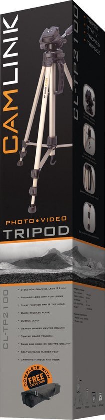 Camlink cl-tp2100 camera video statief pan tilt 145 cm brons