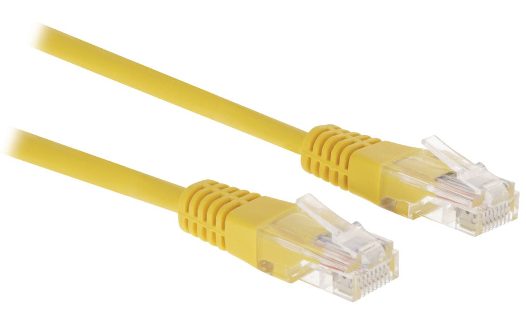 Valueline vlct85000y30 cat5e utp netwerkkabel rj45 (8 8) male - rj45 (8 8) male 3.00 m geel