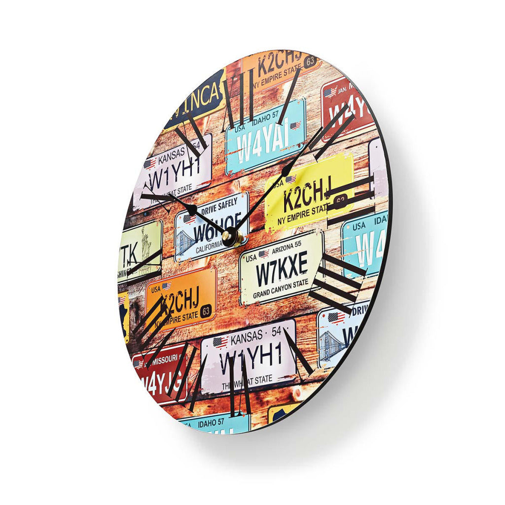 Nedis clwa007wd30lp ronde wandklok diameter 30 cm reis-thema