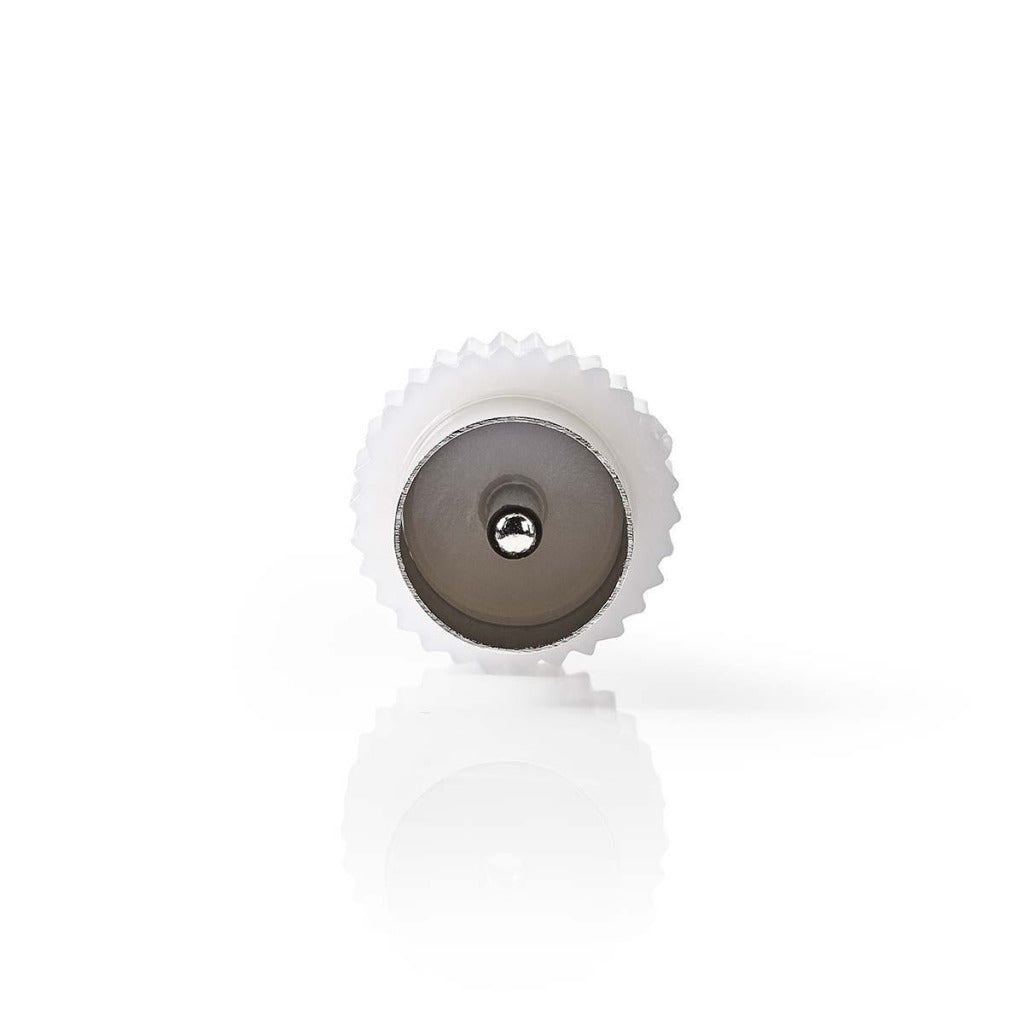 Nedis csgp40940wt coaxadapter iec (coax) mannelijk - iec (coax) mannelijk wit