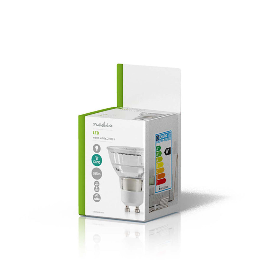 Nedis ledbgu10p16g3 ledlamp gu10 par 16 4,8w 345 lm
