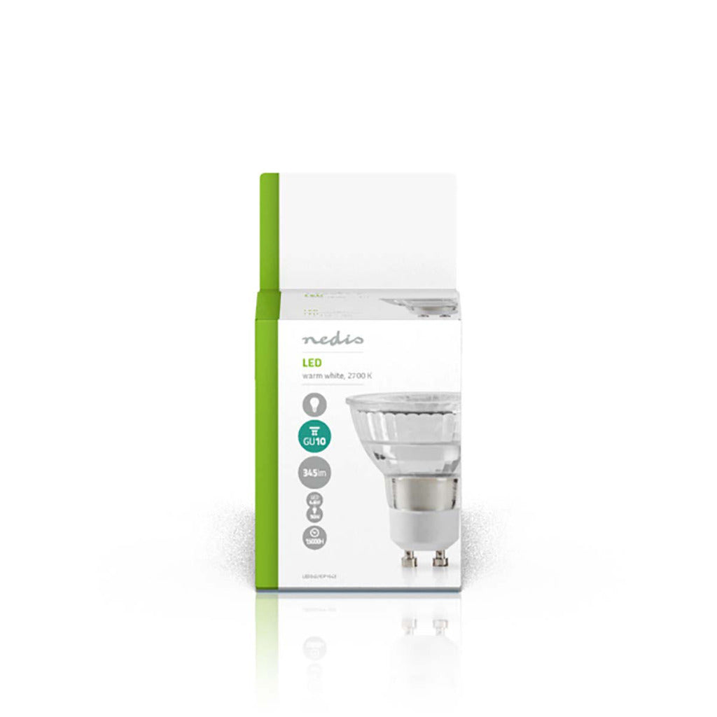 Nedis ledbgu10p16g3 ledlamp gu10 par 16 4,8w 345 lm