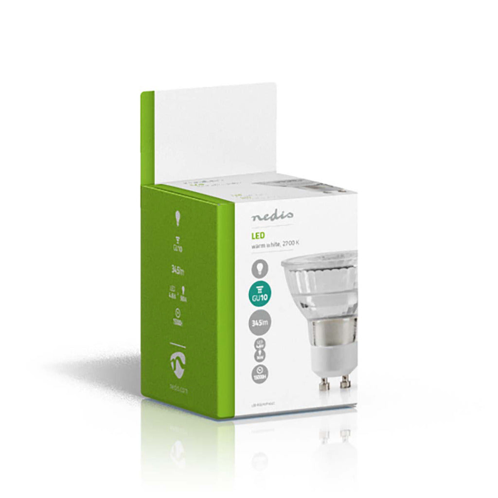 Nedis ledbgu10p16g3 ledlamp gu10 par 16 4,8w 345 lm