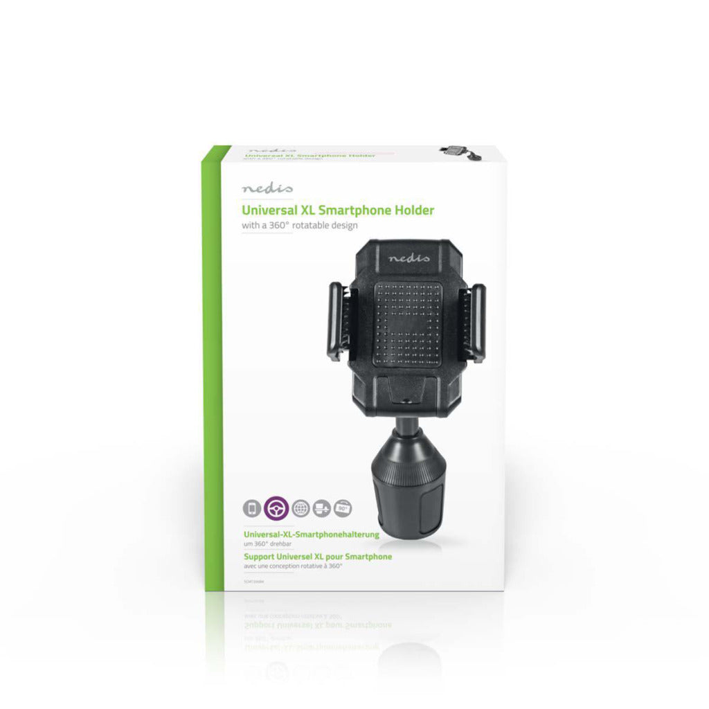 Nedis scmt200bk smartphonehouder voor de auto universeel 360 graden; draaibaar
