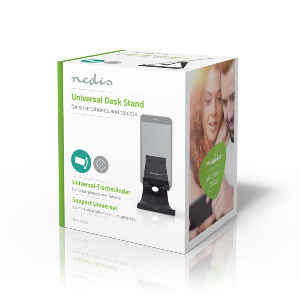 Nedis sdsd100bk smartphone tabletstandaard verstelbaar zwart