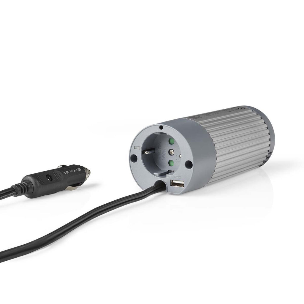 Nedis PIMS10024 Stroomomvormer Gemodificeerde Sinusgolf 24 V Dc 230 V 100 W 1x Schuko 1x- Usb-uitgang