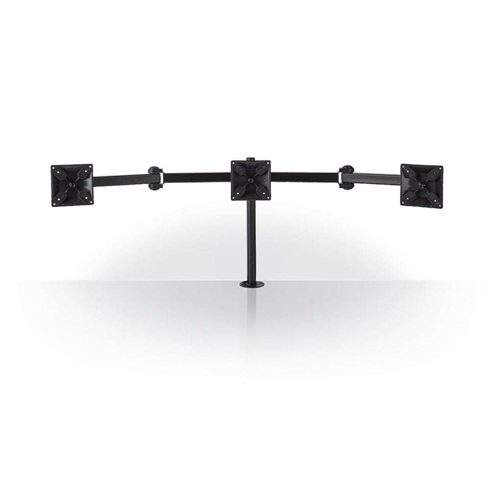 Nedis ergotmm100bk ergonomische monitorbeugel drie monitor-armen draai- en kantelbaar zwart