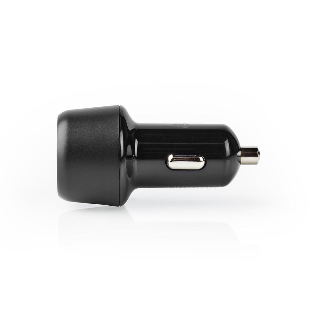 Nedis CCPD18W100BK Autolader 3,0 A Usb-a Usb-c Levering 18 W Zwart