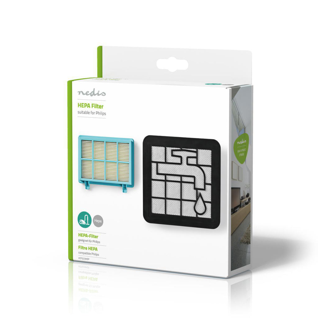 Nedis vcfi223hep hepa-filter philips stofzuiger reserve-onderdeel