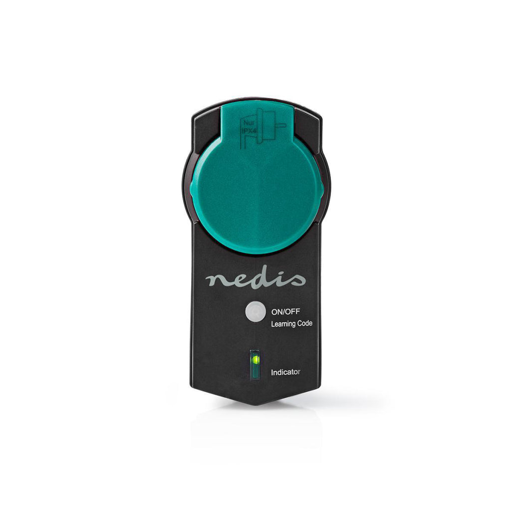 Nedis rfpom120fbk rf slimme stekker outdoor ip44 aan uit rf mesh range extender schuko type f 3680 w