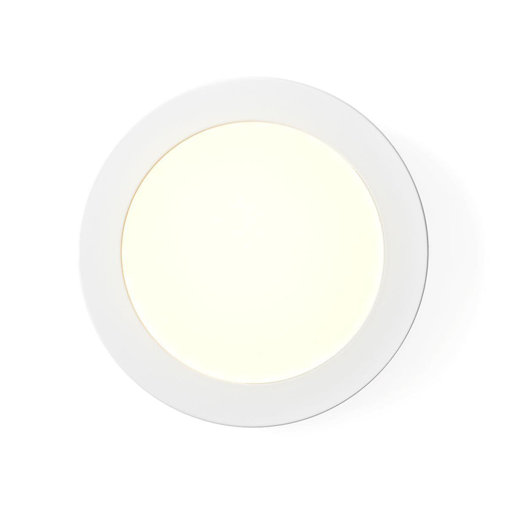 Nedis WIFILAW10WT Wifi Plafondlamp Rond Diameter 17 Cm Warm Tot Koel Wit 800 Lm 12 W Slank Design Aluminium
