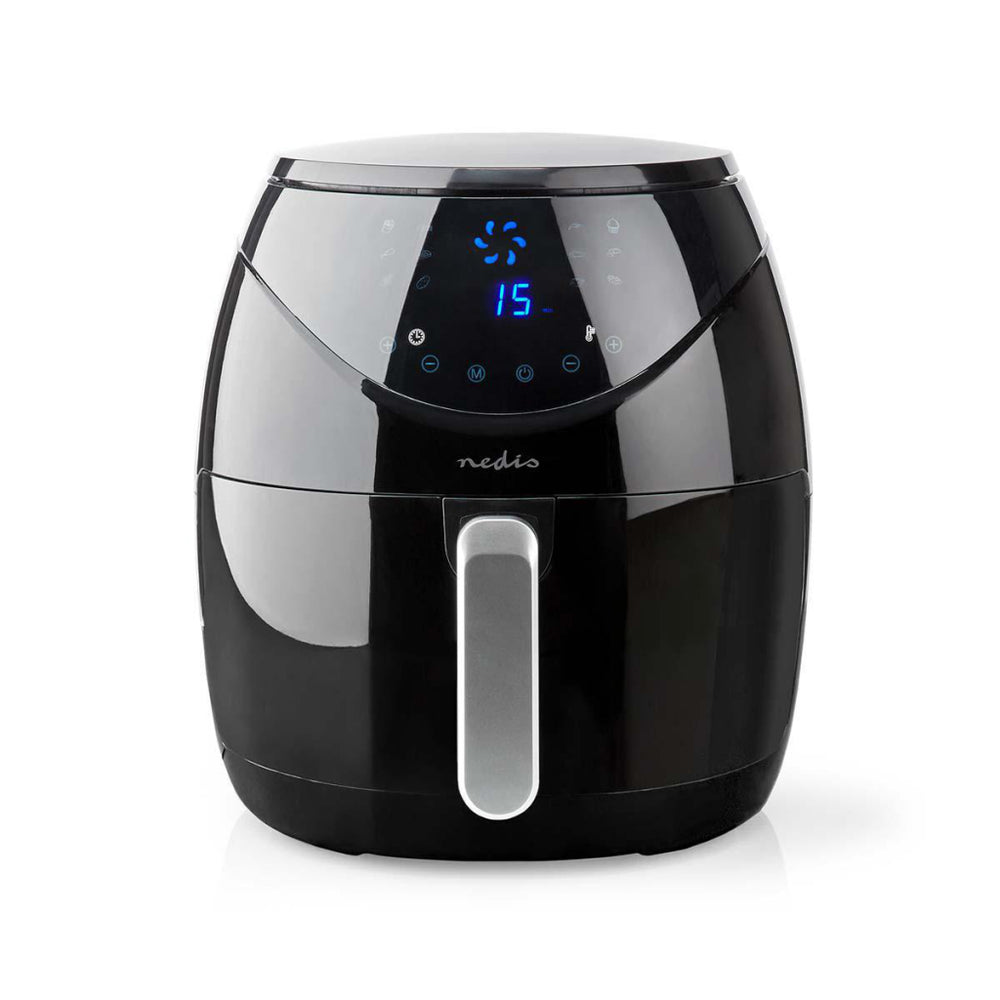 Nedis kaaf250ebk hetelucht friteuse 6,5l 1800w zwart