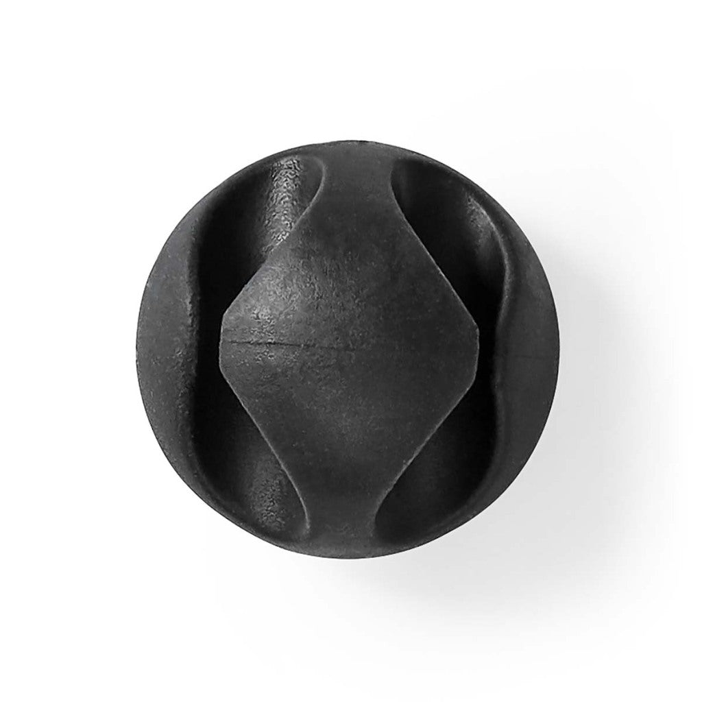 Nedis cmgc20026bk kabelmanagement kabelclip click go 6 stuks aantal slots: 2 sleuven Maximale kabeldikte: 5.3 mm tpe zwart