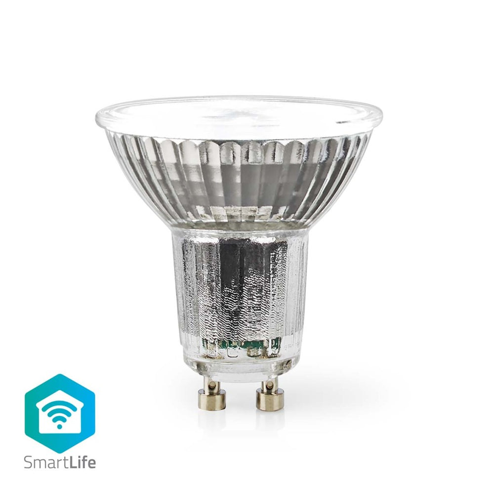 Nedis wifilrc10gu10 smartlife multicolor lamp wifi gu10 345 lm 4,9 w rgb warm tot koel wit android handel; ios par16