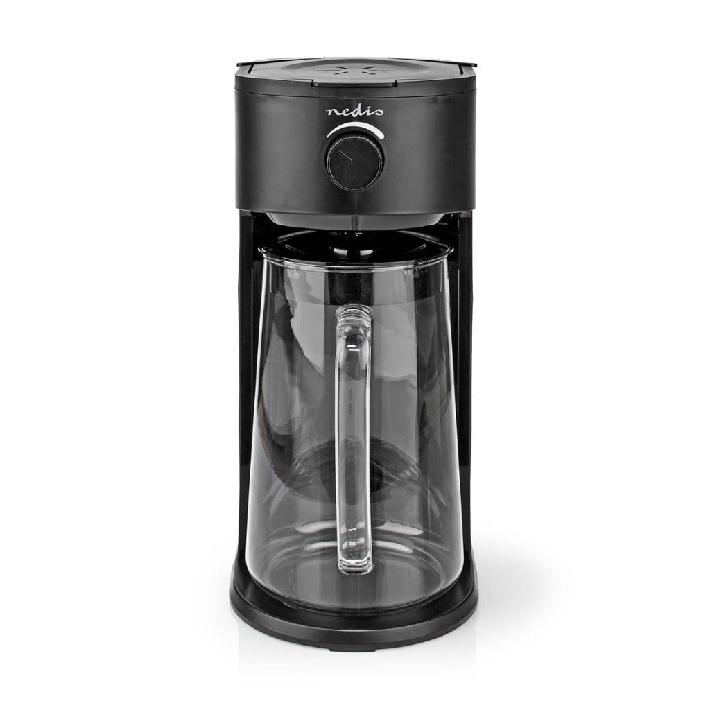Nedis kaicm200fbk ijskoffie ijsthee maker filter koffie 2,5 l 6 kopjes zwart
