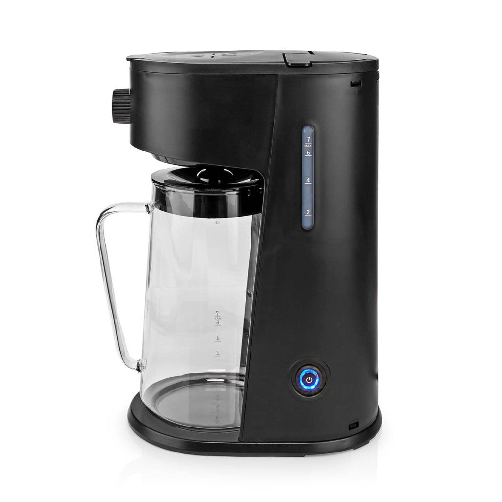 Nedis kaicm200fbk ijskoffie ijsthee maker filter koffie 2,5 l 6 kopjes zwart