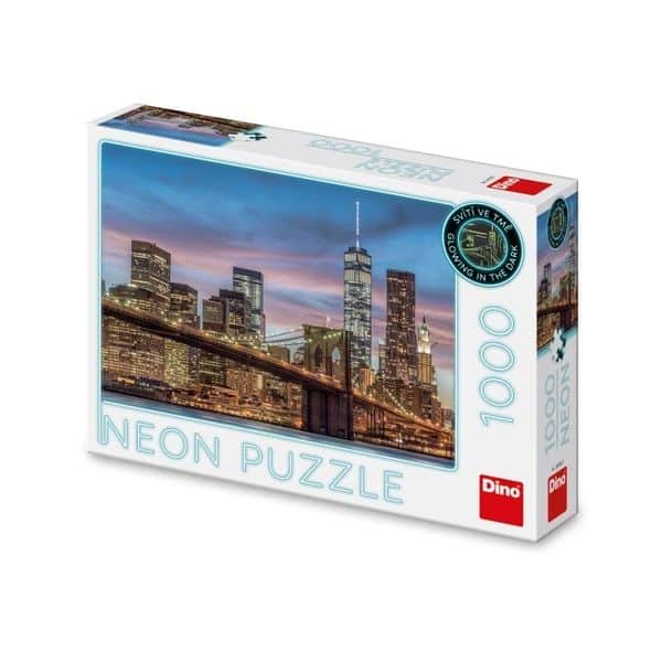 Dinotoys dinopuzzel - glow in the dark manhattan new york - 1000 stukjes