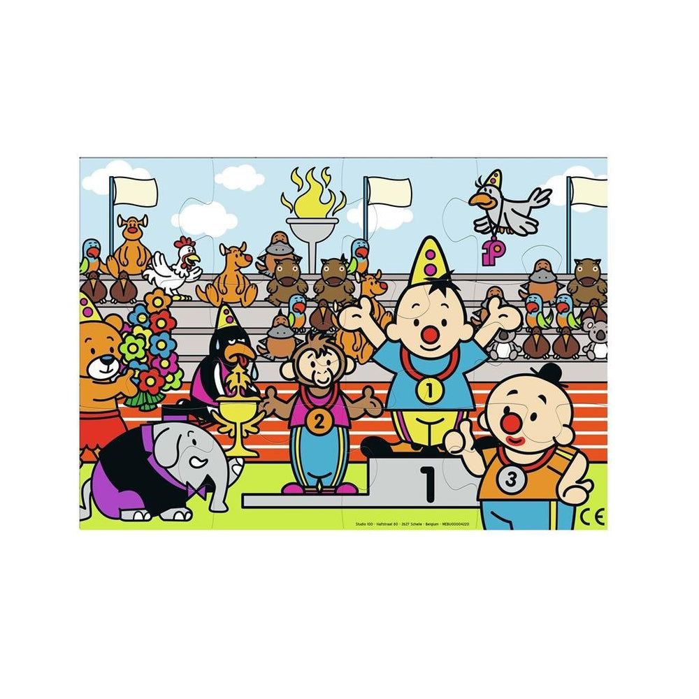 Studio 100 bumba puzzel atleet, 12st.