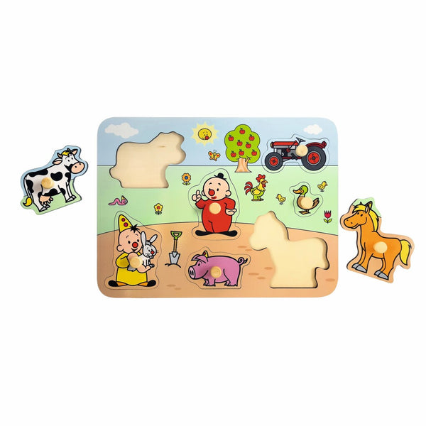 Bumba wooden farm puzzle 7 pieces
