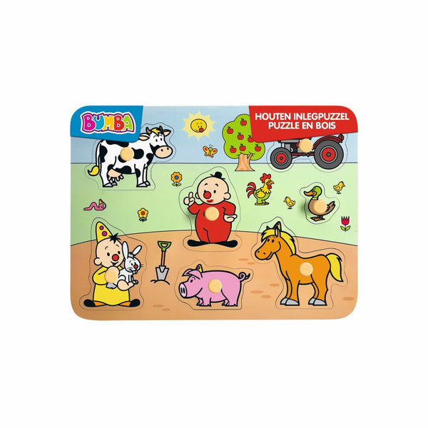 Bumba wooden farm puzzle 7 pieces
