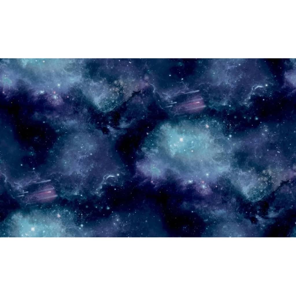 Noordwand Noordwand Behang Good Vibes Galaxy met zwart en paars