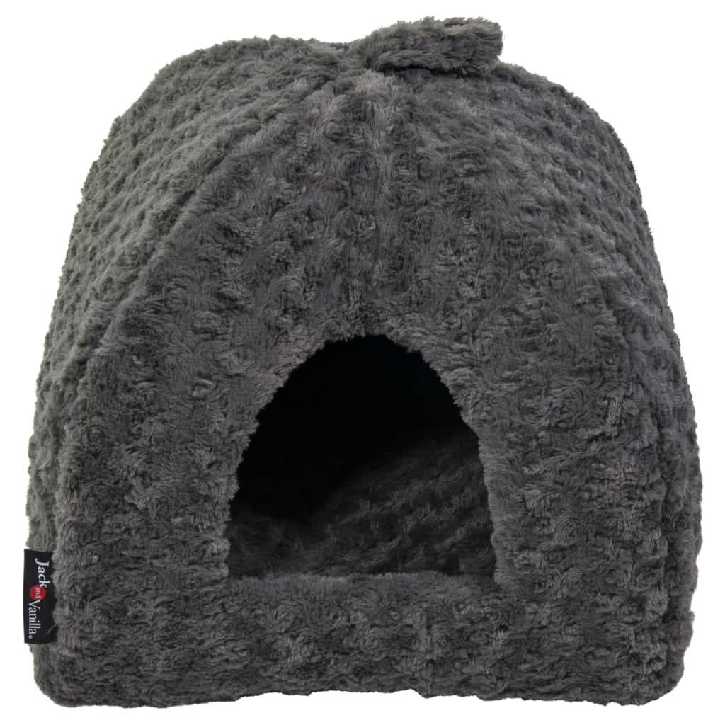 Jack en Vanilla Jack en Vanilla Huisdiereniglo Softy XS 40x40x40 cm rozet grijs
