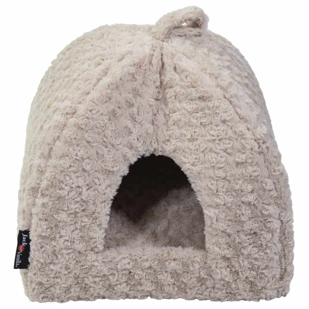 Jack en Vanilla Jack en Vanilla Huisdiereniglo Softy XS 40x40x40 cm rozet beige