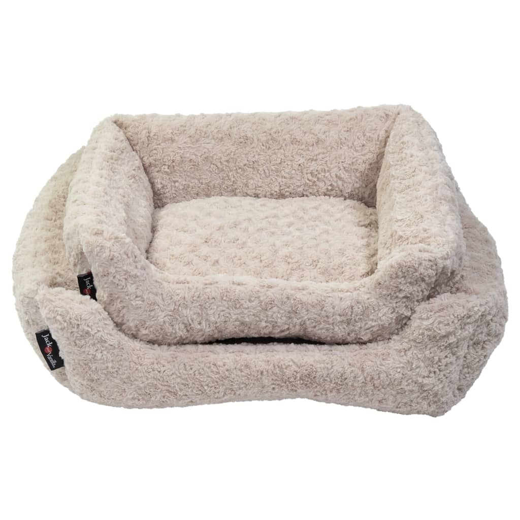 Jack and Vanilla Jack and Vanilla Huisdierenbank Softy S 60x52x18 cm rozet beige