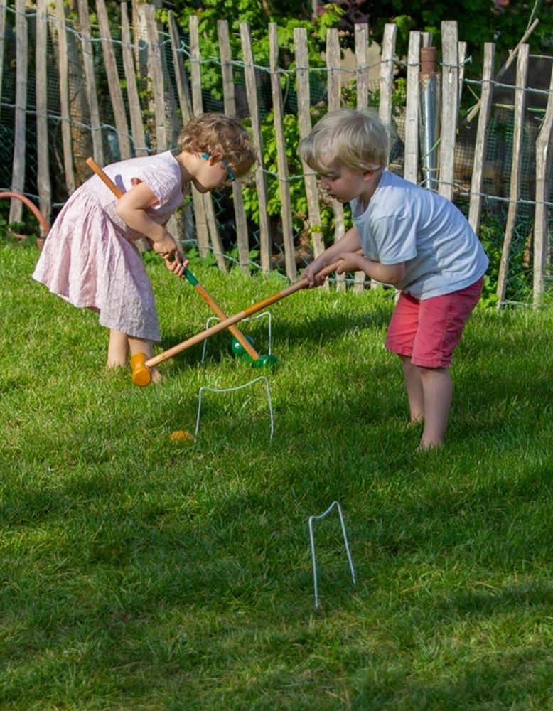 Egmont houten croquet 77 x 15 x 8 cm. 5+