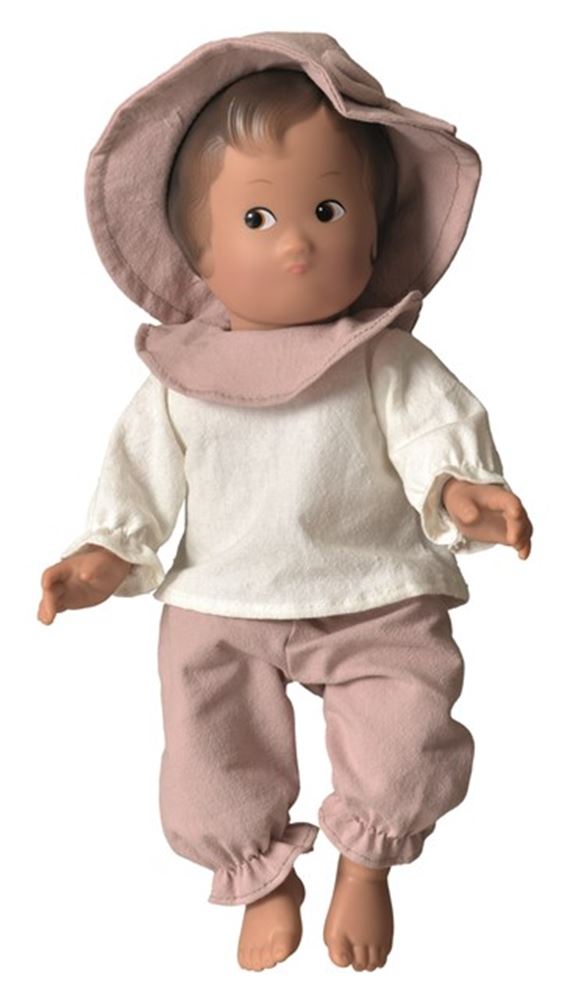 Babypop nora. 32 cm. handgeschilderd. 1+