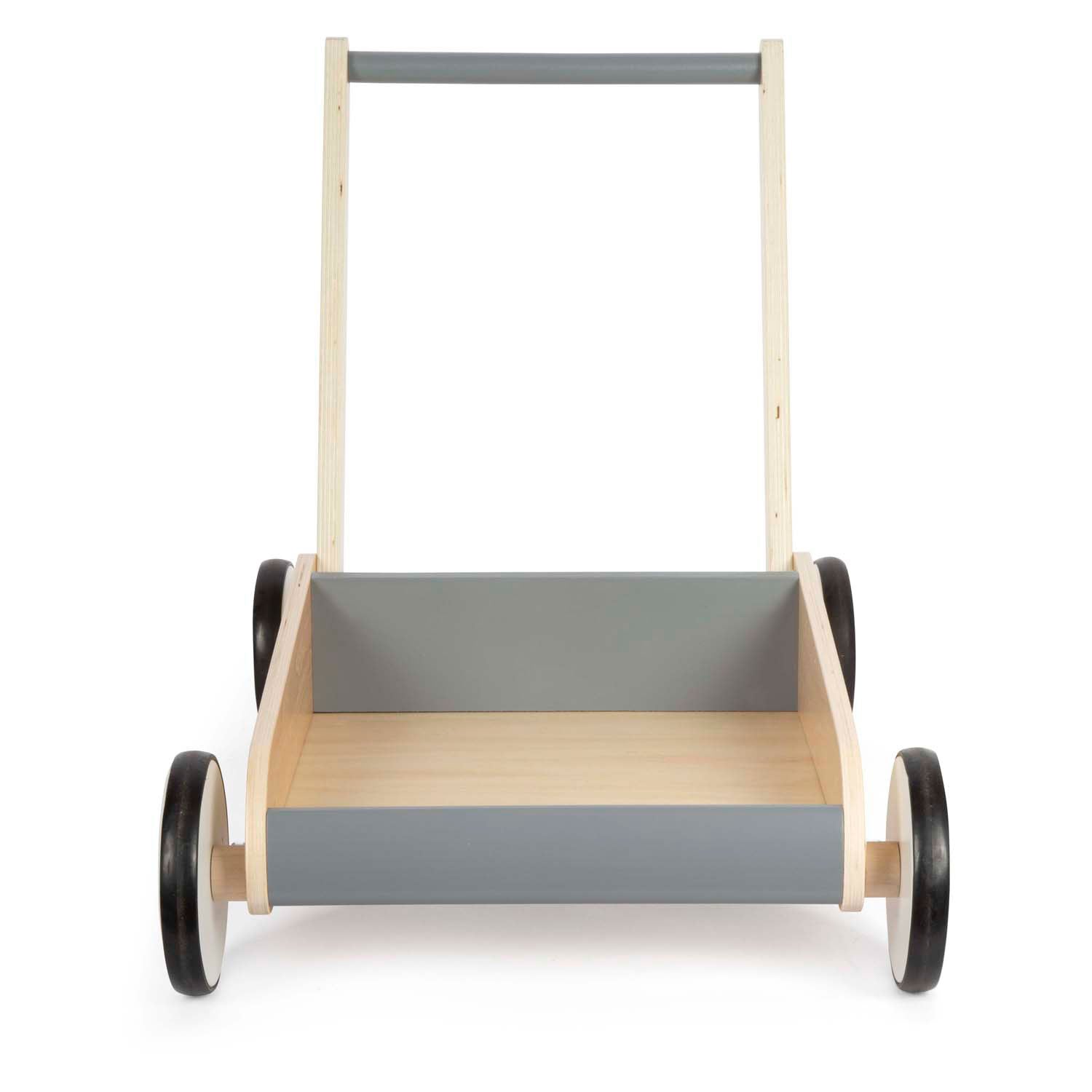 Small foot - houten loopwagen grijs