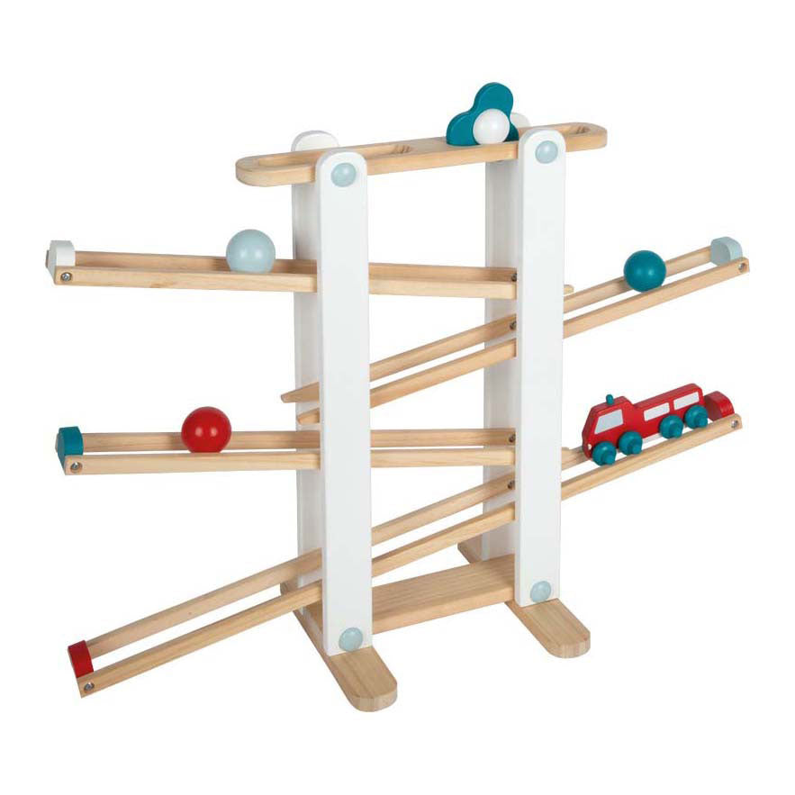 Kleine voet - houten knikkerbaan