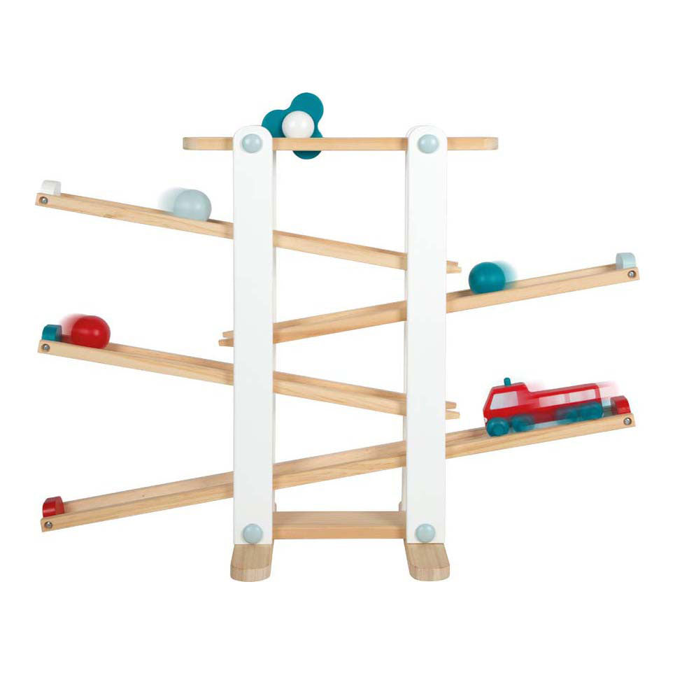 Kleine voet - houten knikkerbaan
