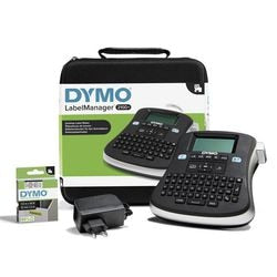 Dymo draagbare labelmanager 210d-labelmakerkit | qwertz-toetsenbord | met zwart-witte d1-labels van 12 mm en een draagkoffer