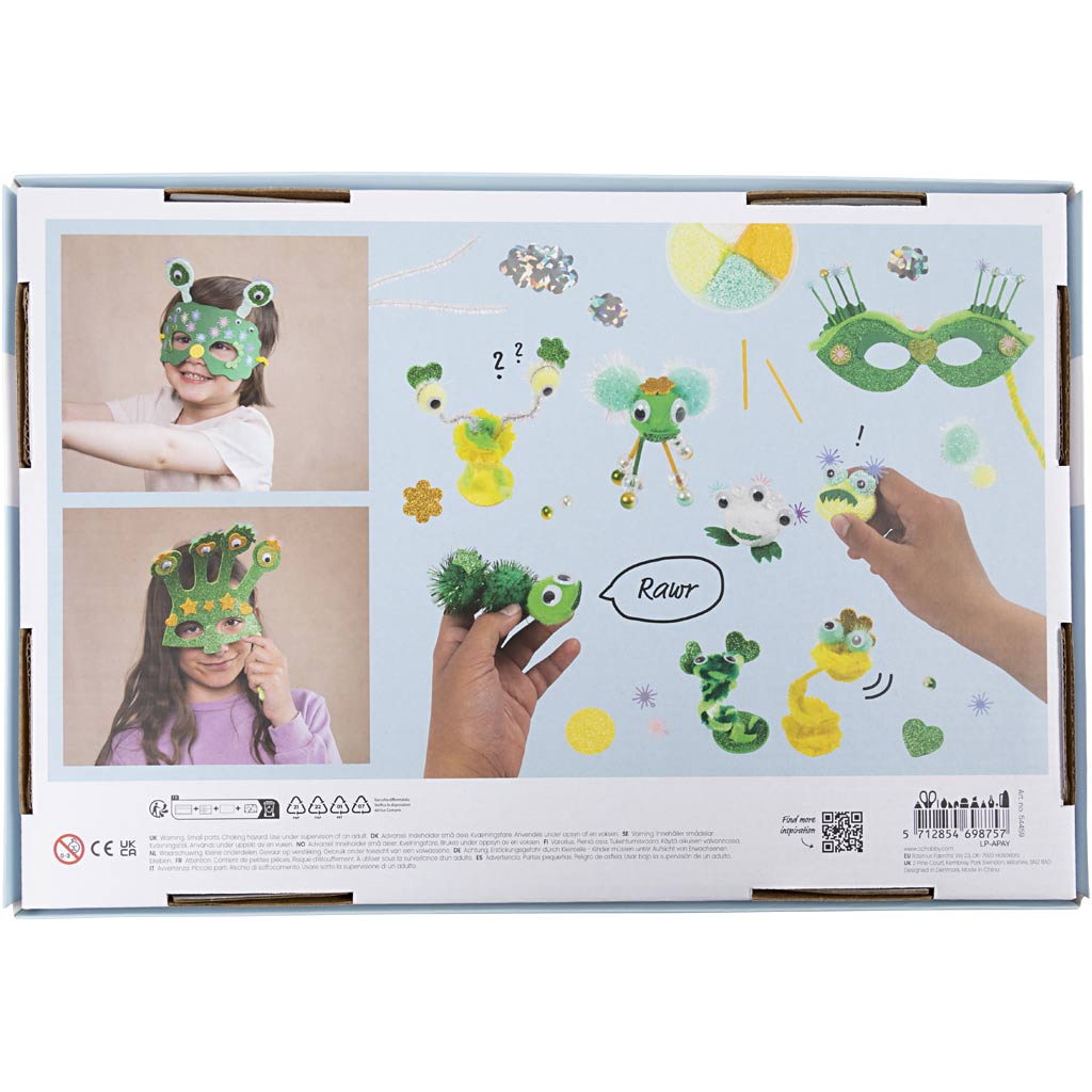 Creatief bedrijf creatieve box knutselmonsters maken