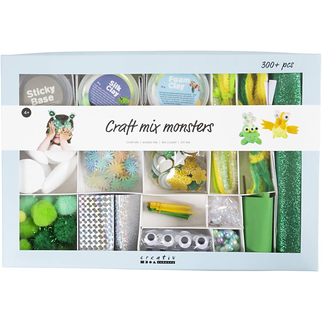 Creatief bedrijf creatieve box knutselmonsters maken