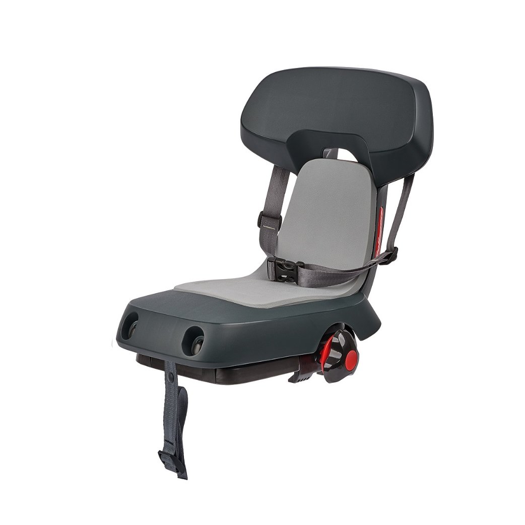 fietszitje achter Guppy Junior Light donkergrijs