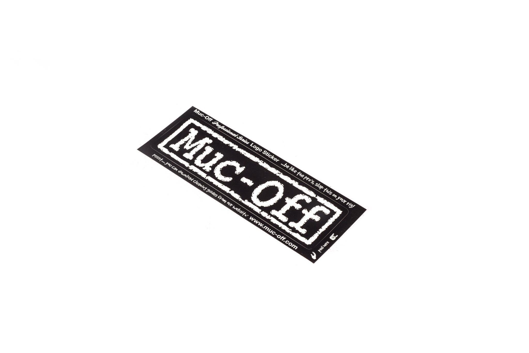 Muc-off logo sticker small