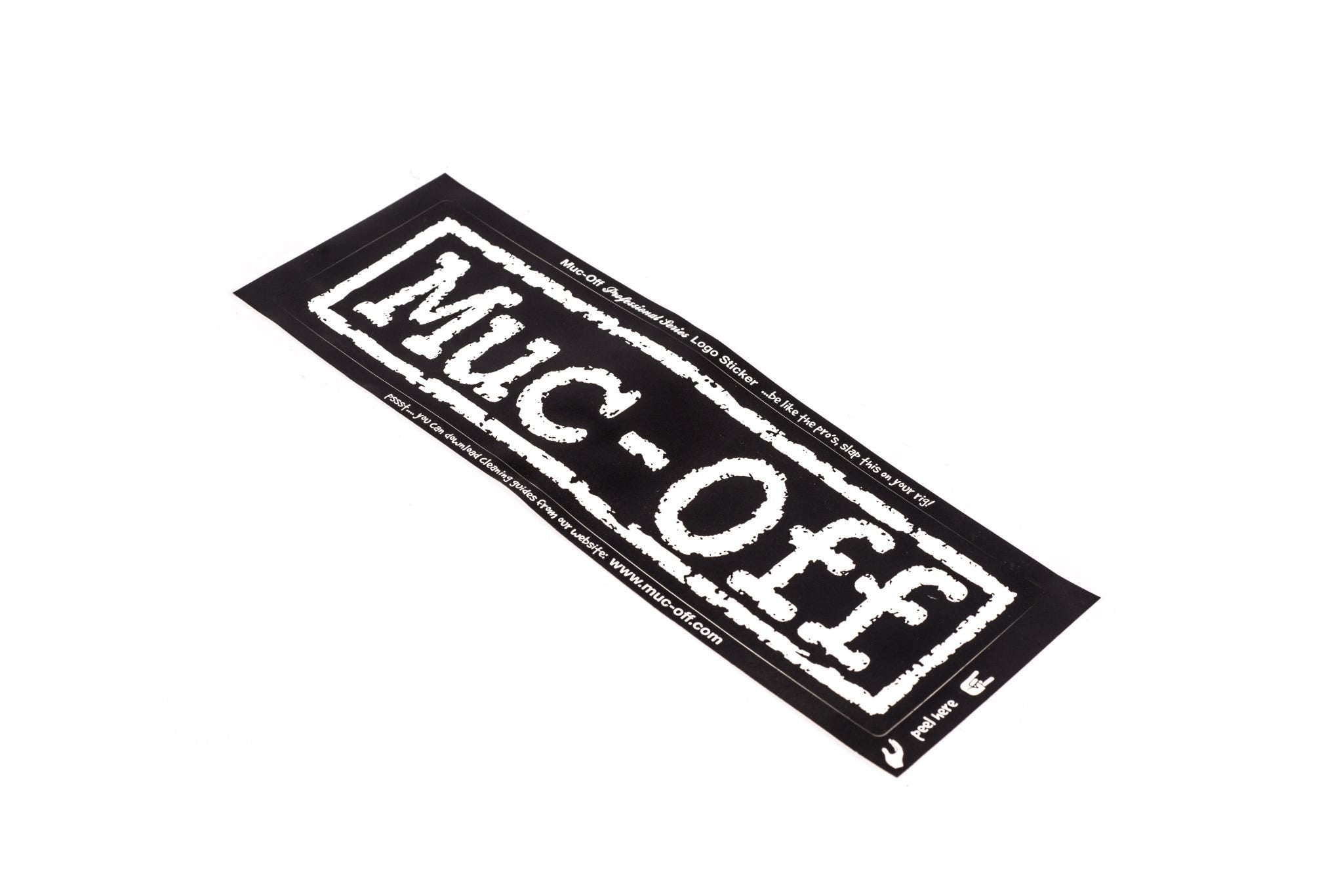 Muc-off logo sticker large