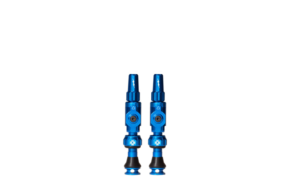 Muc-off tubeless ventiel big bore lite small blue franse presta ventiel 30mm