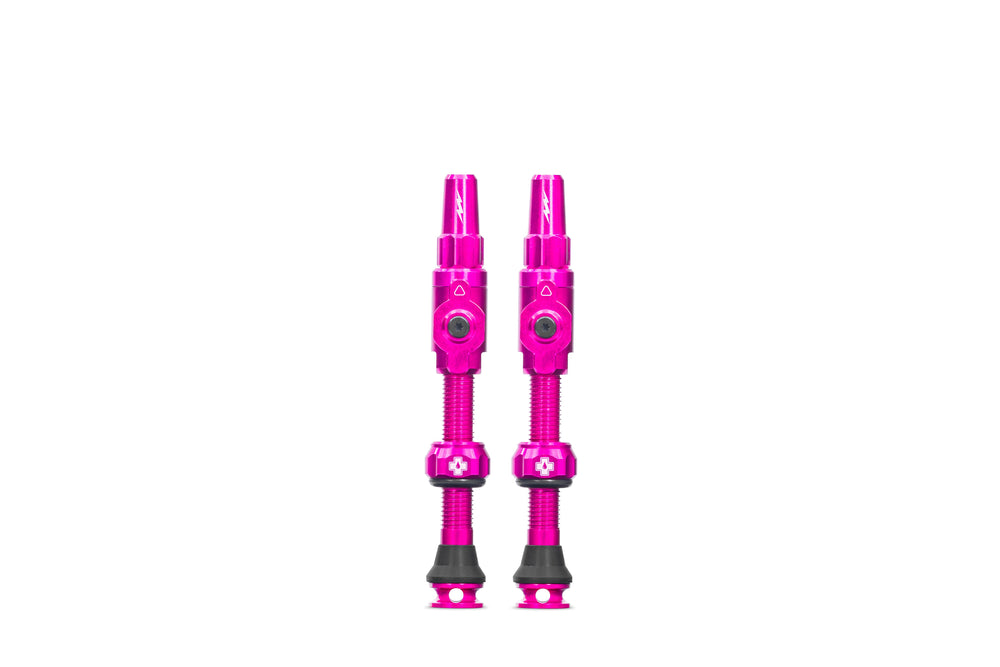 Muc-off tubeless ventiel big bore lite large pink franse presta ventiel 45mm
