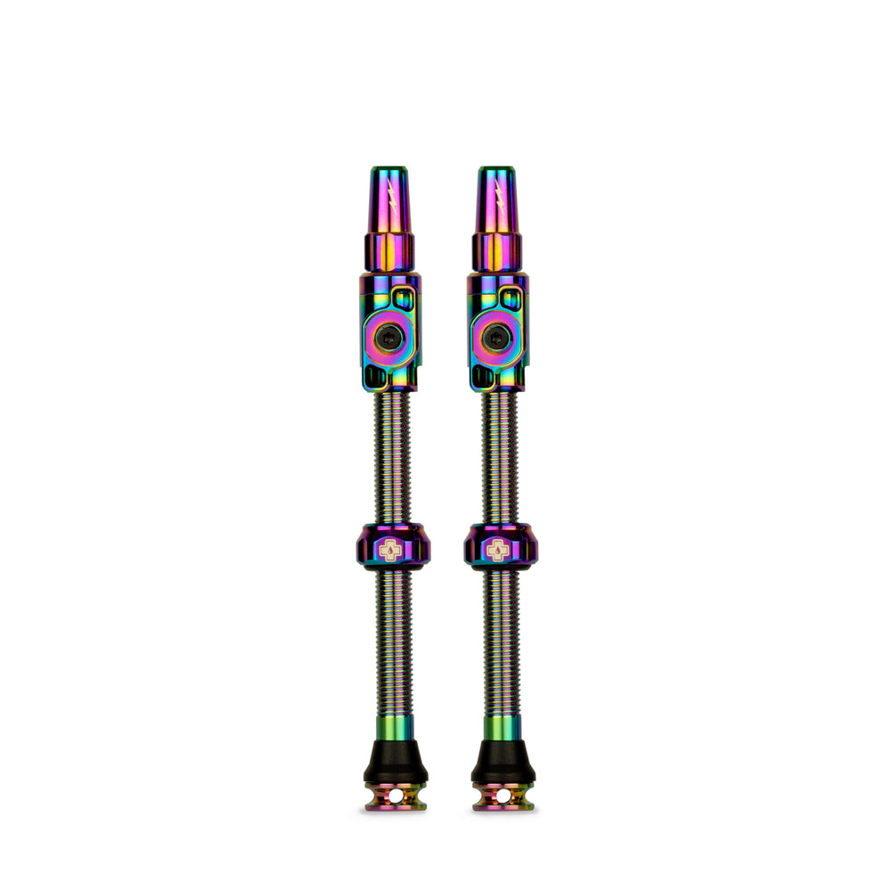 Muc-off tubeless ventiel big bore lite xxlarge iridescent franse presta ventiel 70mm