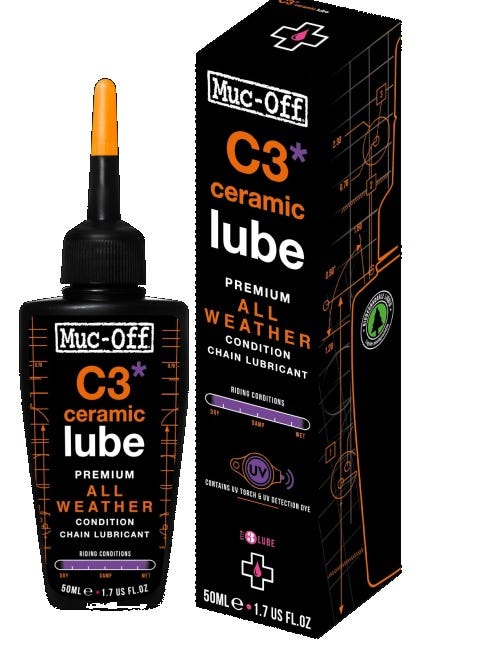 Muc-off kettingolie c3 all weather lube ceramic 50ml