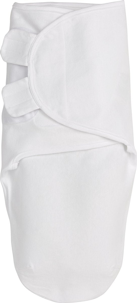 Meyco baby uni swaddle inbakerdoek - white - 0-3 maanden - 1.0 tog